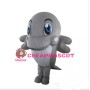 Professional Gray Dolphin Mascot Costume