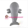 Professional Gray Dolphin Mascot Costume