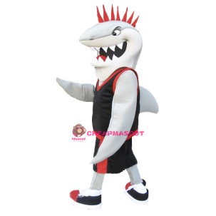 Sport White Shark Mascot Costume