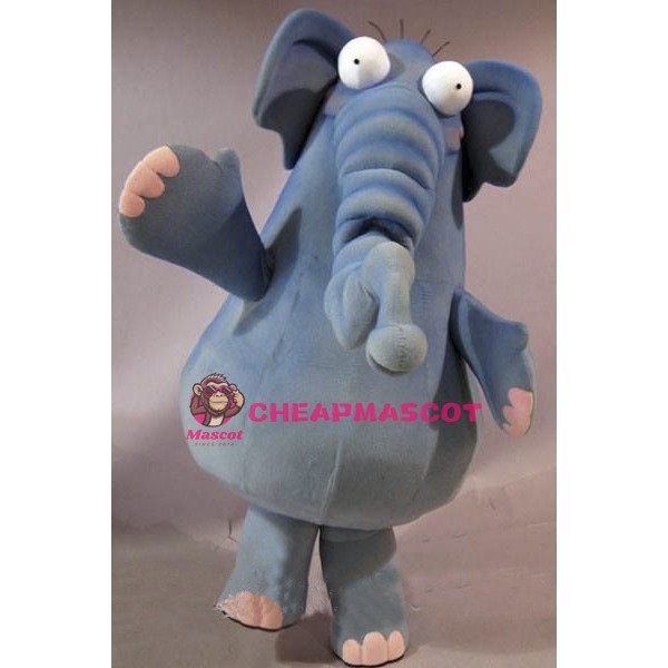 Cute Elephant Mascot Costume