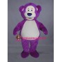 Purple Bear Mascot Costume