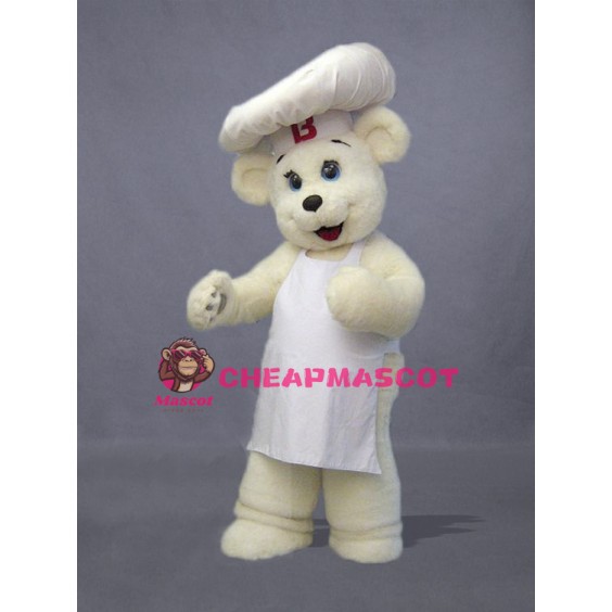 Chef Bear Mascot Costume