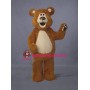Happy Brown Bear Mascot Costume