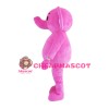 Cute Pink Elephant Mascot Costume