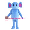 Cute Pink Elephant Mascot Costume