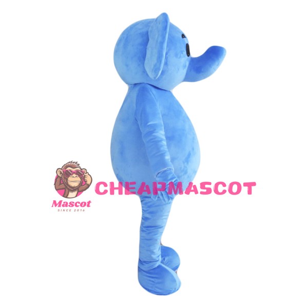 Cute Pink Elephant Mascot Costume