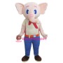  Beige Elephant Mascot Costume