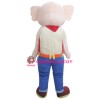  Beige Elephant Mascot Costume