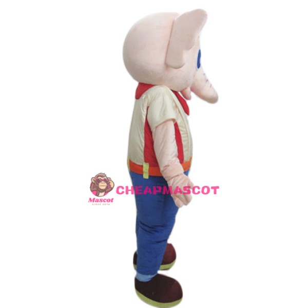  Beige Elephant Mascot Costume
