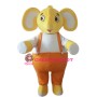 Golden Adult Elephant Mascot Costume
