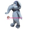 Grey Adult Elephant Mascot Costume