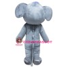 Grey Adult Elephant Mascot Costume