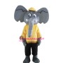 Adult Grey Elephant Mascot Costume