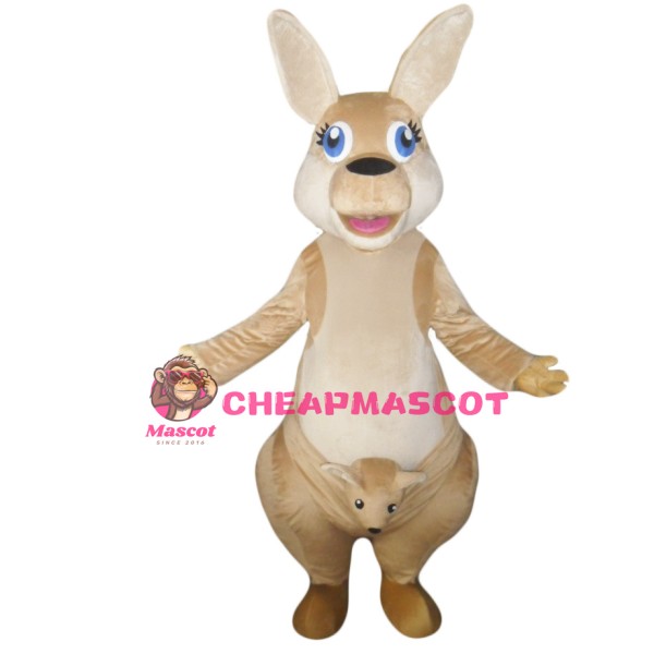 Handmade Plush Material Kangaroo Mascot Costume