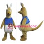 Cute Adult Kangaroo Mascot Costume