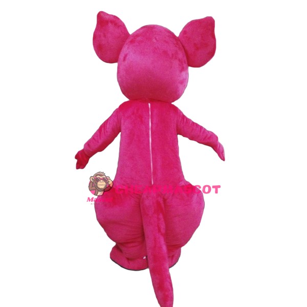 Red Happy Kangaroo Mascot Costume