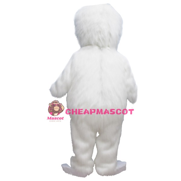 White Yeti Mascot Costume