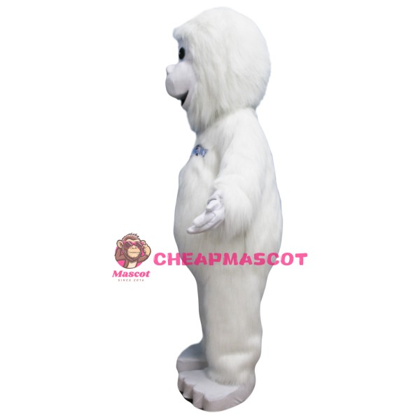 White Yeti Mascot Costume