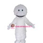 Cute White Yeti Mascot Costume