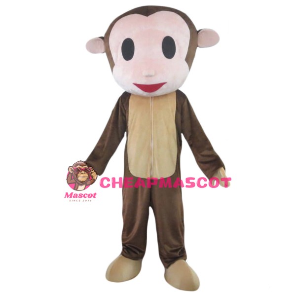 Big Head Monkey Mascot Costume