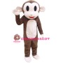 Plush Adult Monkey Mascot Costume