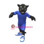  Black Sport Panther Mascot Costume