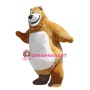 Happy Brown Bear Mascot Costume