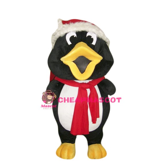 Christmas Penguin Mascot Costume