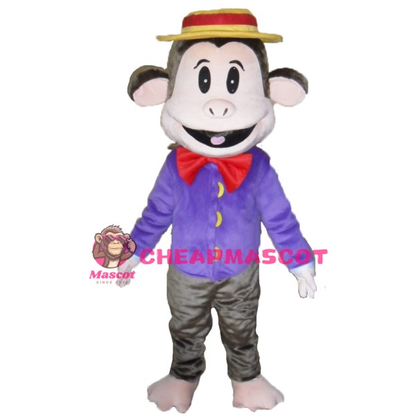 Smart Monkey Mascot Costume