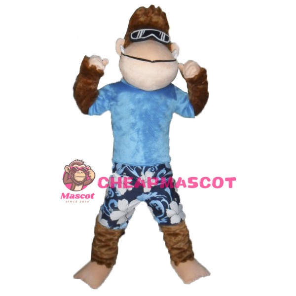 Strong Monkey Mascot Costume
