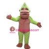 Green and Brown Chimpanzee Mascot Costume