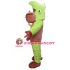 Green and Brown Chimpanzee Mascot Costume