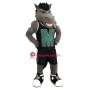 Grey Power Mustang Mascot Costume