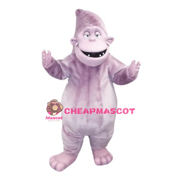 Pink Yeti Mascot Costume