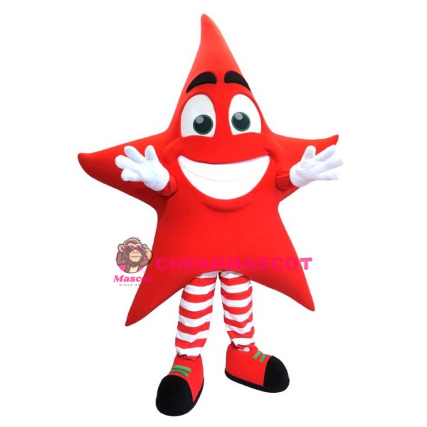 Red Star Mascot Costume