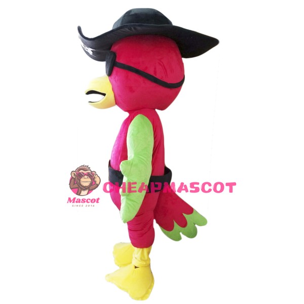 Pirate Parrot Mascot Costume