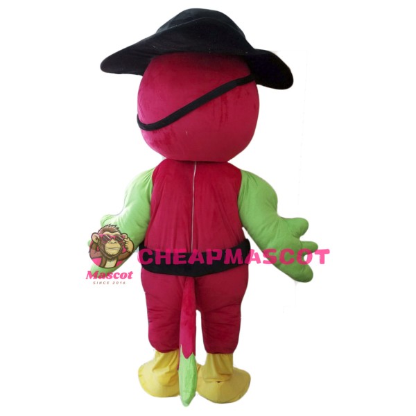 Pirate Parrot Mascot Costume