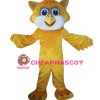 Yellow Owl Mascot Costume