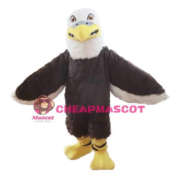 Furry Eagle Mascot Costume