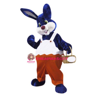 Blue Rabbit Mascot Costume