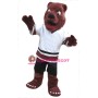 Red Bear Mascot Costume