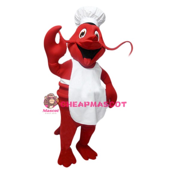 Chef Lobster Mascot Costume