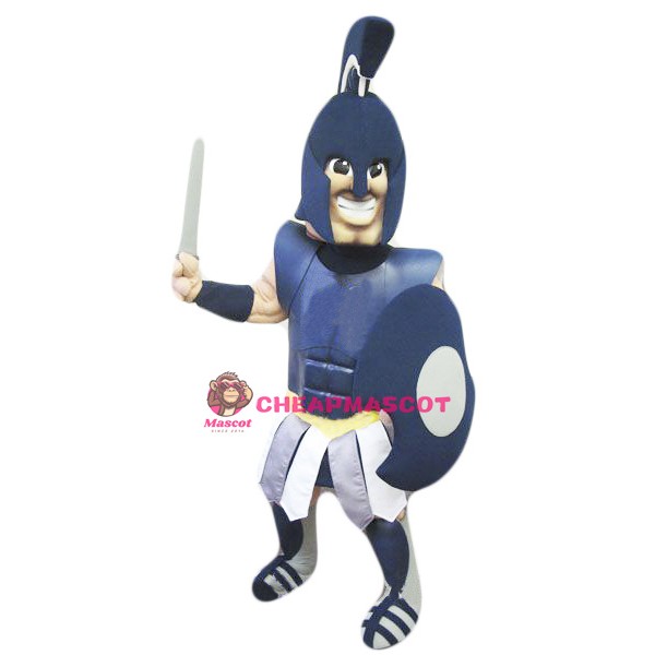 Happy Spartan Titan Trojan Mascot Costume