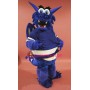 Blue Happy Dragon Mascot Costume