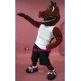 Sport Red Dragon Mascot Costume