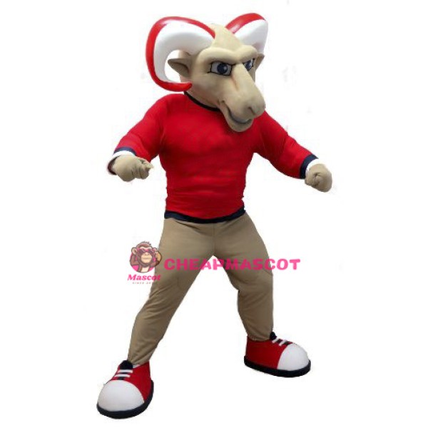 College Ram Mascot Costume