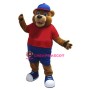 Happy Brown Animal Bear Mascot Costume