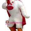 White Rooster Mascot Costume