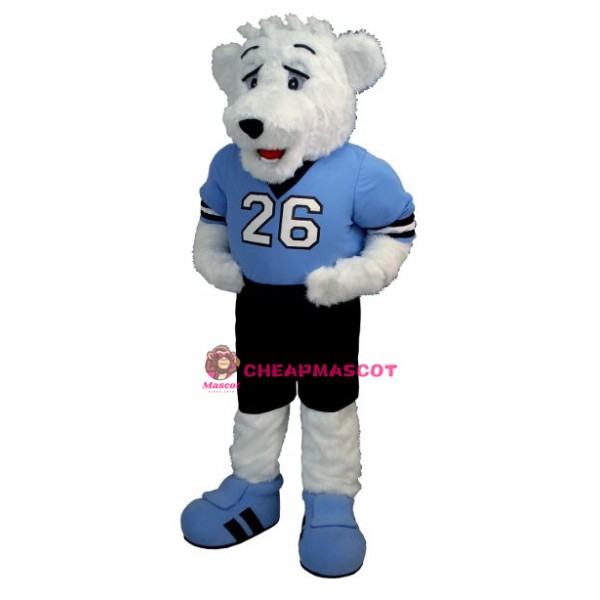 Ice Hockey Polar Bear Mascot Costume