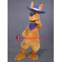 Friendly Adult Kangaroo Mascot Costume